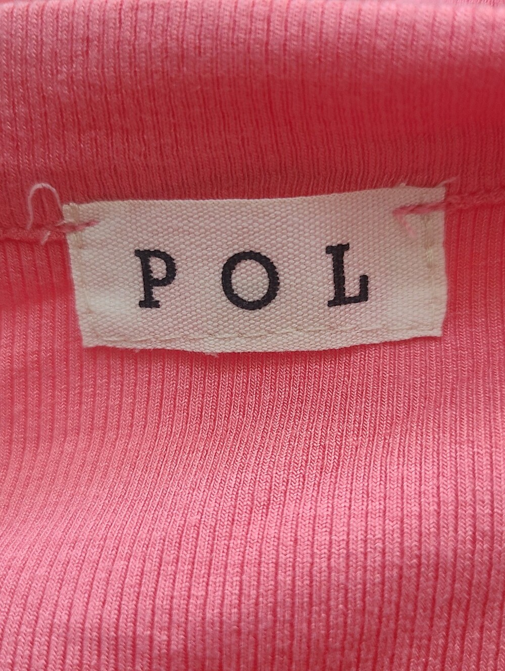 POL Ribbed Henley Womens Size Large - Picture 5 of 5